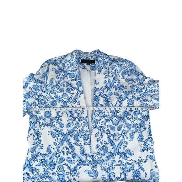 Marc New York Blue and White Patterned Jacket - Picture 11 of 15